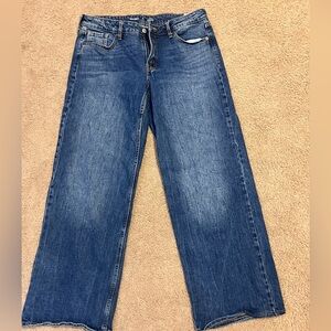 Old Navy wide leg jeans petite